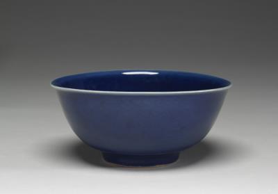 图片[3]-Bowl with dragon and cloud decoration in cobalt blue glaze, Ming dynasty, Jiajing reign (1522-1566)-China Archive